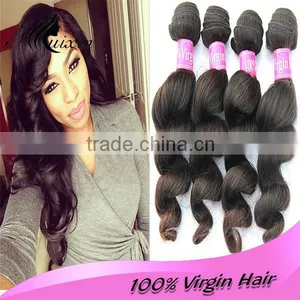 100% Human Virgin Peruvian Hair 5a Loose Wave Virgin Peruvian Hair thumbnail-1