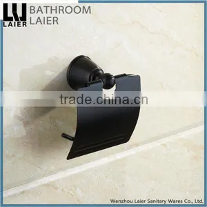 Contemporary Luxury Bathroom Design Covered Zinc Alloy ORB Bathroom Accessories Wall Mounted Toilet Paper Holder thumbnail-2