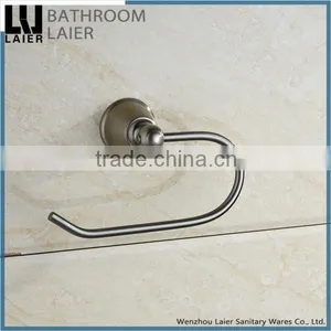 Contemporary Factory Supplier Zinc Alloy Brush Nicked Bathroom Sanitary Items Wall Mounted Toilet Paper Holder thumbnail-3