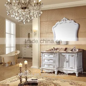 2015 New Design Endurable White Italian Bathroom Vanity WTS834 thumbnail-1