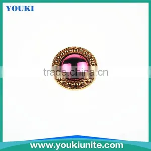 Round Crystal Buttons for Wedding Dress thumbnail-1