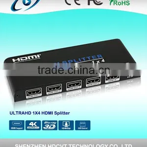 High Quality Support 3D UHD HDMI Splitter 1 * 4, 4K*2k thumbnail-1