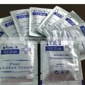 Standard Spunlace Sterile Medical Alcohol Swab Individually Wrapped thumbnail-1