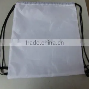 Blank White Nylon Backpack for Sublimation thumbnail-1