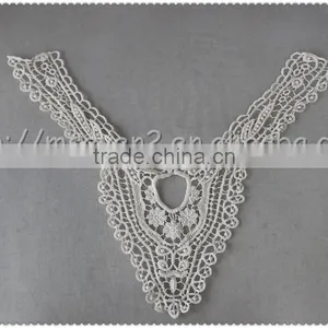 2016 New Embroidered Designs Collar, Machine Made Lace Collars, off White Cotton Lace Collar thumbnail-6
