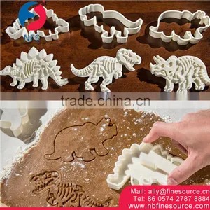 Wholesale Dinosaur Custom Cookie Biscuit Baking Plastic Mold thumbnail-1