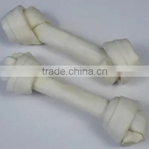 Bleached Rawhide Knotted Bone thumbnail-1
