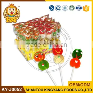 Gelatin Candy Snowman Gummy Jelly Lollipop thumbnail-1