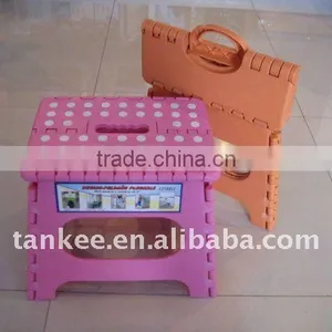 Folding Step Stool Garden Seat Portable Handle Carry thumbnail-1