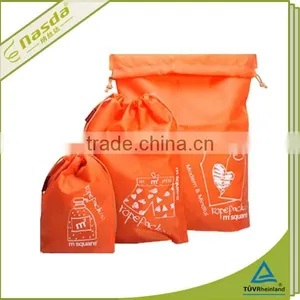 190T Drawsting Polyester Grocery Bag thumbnail-1