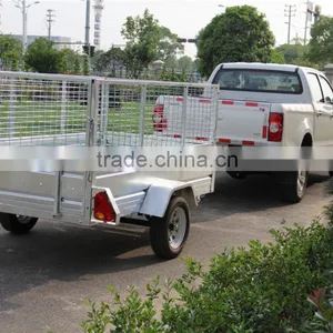 Galvanized Caged Utility Box Trailer For Sales thumbnail-5