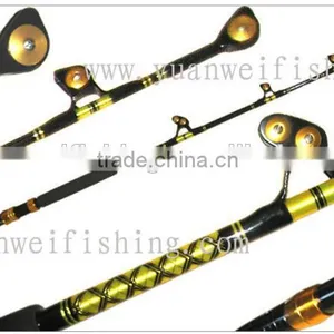 1Section Handle Curved Boat Fishing Rod thumbnail-1