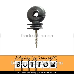 Electric Fence Insulator Horse Fence Insulator for Electric Horse Fence,M6 Thread,black thumbnail-1