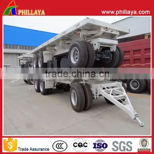 2 or 3 Axles Heavy Duty Drawbar Tow Link Truck Trailer thumbnail-5