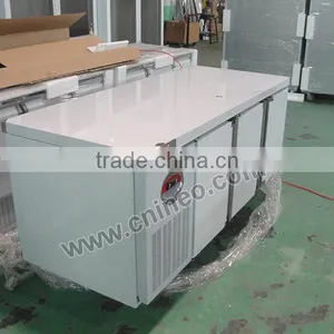 304 Stainless Steel Restaurant Kitchen Chest Freezers Sale/Freezer On Wheels/Commercial Kitchen Freezer thumbnail-3