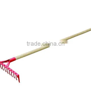 AR014 STEEL RAKE WITH LONG FIBREGLASS HANDLE thumbnail-4