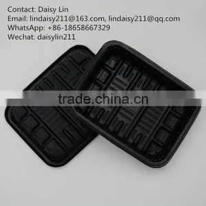PP Material Square Plastic Trays Disposable for Fresh Food Packaging thumbnail-1