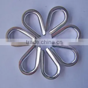 DIN6899B Electrical Galvanized Wire Rope Round Custom Thimble Clevis Price thumbnail-3