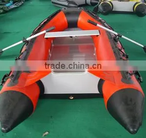 QingDao Airbeother Pvc Material Aluminium Floor High Speed Inflatable Fishing Boat thumbnail-1