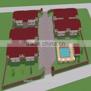 Easy Installation Light Steel Prefabricated Duplex Apartment for Rent thumbnail-5