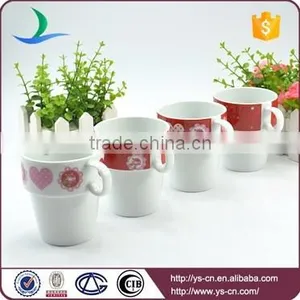 Manufacturer Wholesale Flower Decal Ceramic Mug Cup thumbnail-1