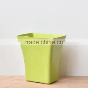 Indoor Small Plant Fiber Biodegradable Rectangular Plastic Planters thumbnail-3