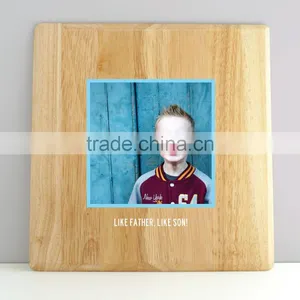 Personalized Wooden Block Digital UV Printing Father's Day Gift Wedding Gift Photo Frame on Wall thumbnail-3