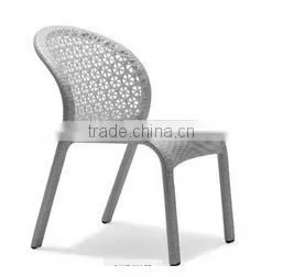 2017 Trade Assurance Most Popular Outdoor Modern Design Alum Frame Rattan Garden Dining Chairs Furniture thumbnail-1