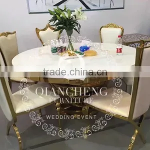 Modern Metal Frame Mdf Top Dining Table Wedding Table thumbnail-1
