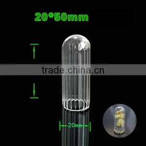 Mini Glass Decoration Bottle Charms for Necklace Pendants Wish Pendant Tube Bottle Vial thumbnail-2
