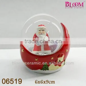 Santa Cute Resin Glitter Water Ball thumbnail-1