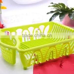Wholesale Useful Plastic Dish Drainer for Kitchen /colourful Useful Daily Plastic Dish Rack thumbnail-2