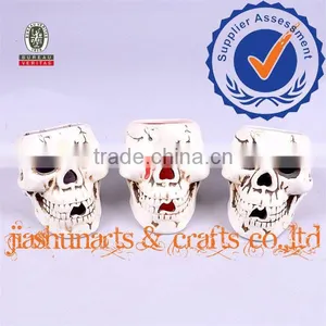 Halloween Skull Decoration Candlesticks thumbnail-1