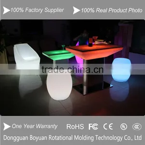 Outdoor Rechargeable LED Glow Furniture With Aluminum Base thumbnail-5
