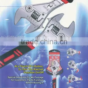 Patented Rachet Adjustable Wrench thumbnail-1