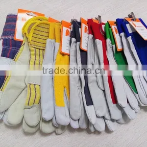 DDSAFETY Wholesale Industrial Glove Pig Leather Driver Safety Gloves thumbnail-3