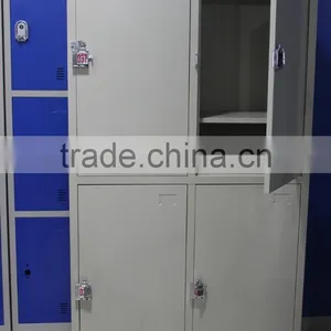 School Black Four Door Steel Gym Metal Locker thumbnail-2