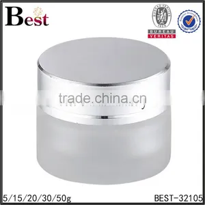 All Size Glass Airtight Metal Containers Cosmetic Metal Container With Aluminum Cap thumbnail-1