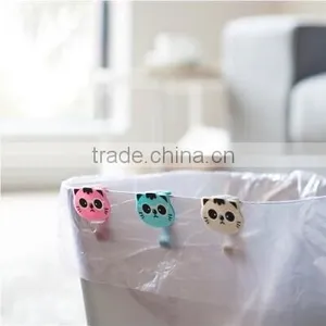 2015 New Small Plastic Garbage Can Clip Holder Diy Mini Cat Plastic Clips thumbnail-2
