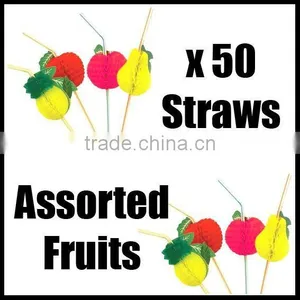 3D FRUIT COCKTAIL DRINKING STRAW thumbnail-1