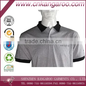 2016 Grey Printed Mercerized Cotton T-shirt thumbnail-3