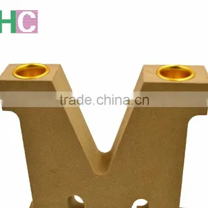 2017 Fancy Mdf Craft Wood Candle Holders thumbnail-1