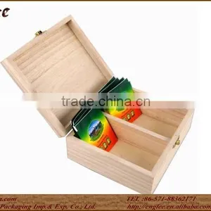 100% Natural Wood Tea Display Box/Case thumbnail-1