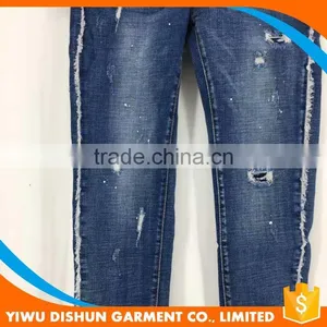 Women Wholesale Sexy Ripped Model Jeans Pants thumbnail-3