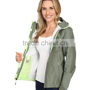 Women Lightweight Packable Waterproof Rain Jacket thumbnail-4