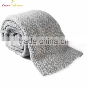 High Quality Kids Cashmere Wool Blended Infant Travel Blanket thumbnail-1