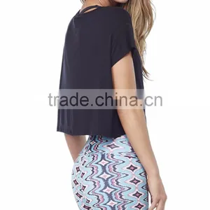 Wholesale Sexy Plain Crop Top Custom Design Cotton Crop Tops thumbnail-3