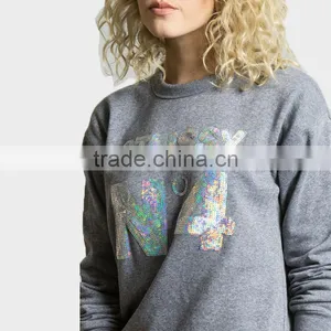 Custom Hoodies Long Sleeve Crew Neck Sportswear,women Hoody, thumbnail-3