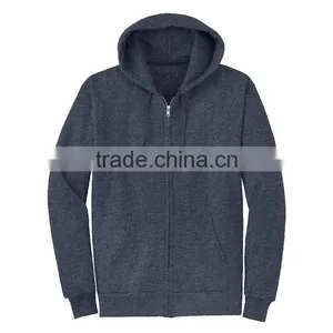 Bulk Plain Color Polyester Cotton Custom Design Mens Fitness High Quality Hoodie thumbnail-2