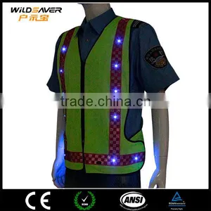 LED Night Flashing Strong Reflective Security Uniform hi Vis Workwear thumbnail-1